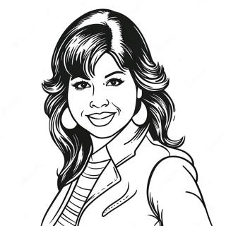 Selena Quintanilla Coloring Pages