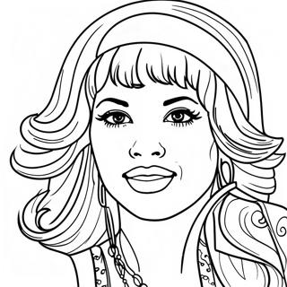 Selena Quintanilla Coloring Page 8941-7478