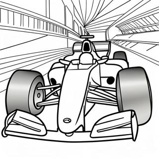 Formula 1 Race Car Coloring Page 8991-7522