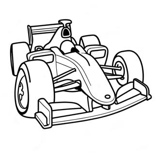 Formula 1 Race Car Coloring Page 8991-7523