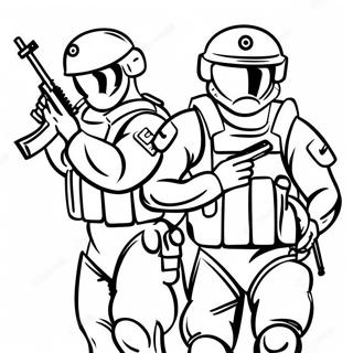 Swat Team Coloring Pages