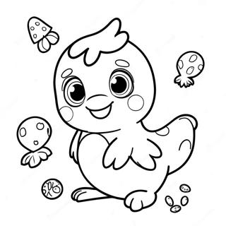 Hatchimal Coloring Pages