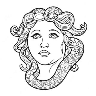 Medusa Coloring Page 9031-7550