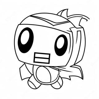 Geometry Dash Character Coloring Page 9051-7563