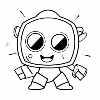 Geometry Dash Character Coloring Page 9051-7564