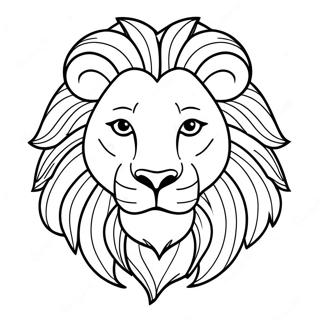 Leo The Lion Coloring Page 9071-7580