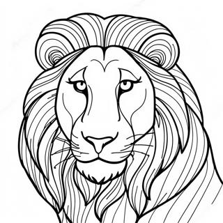 Majestic Leo Coloring Page 9072-7598