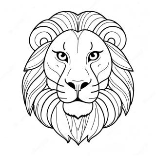 Majestic Leo Coloring Page 9072-7600