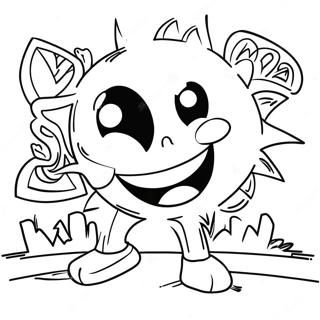 Cool Graffiti Style Coloring Page 9092-7604