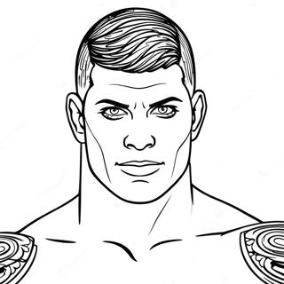 Cody Rhodes Coloring Page 9111-7614