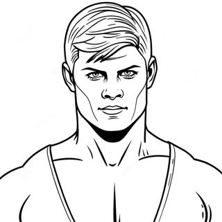 Cody Rhodes Coloring Page 9111-7615