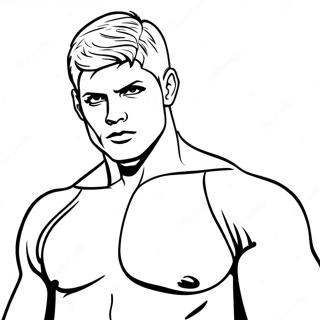 Cody Rhodes Coloring Page 9111-7616