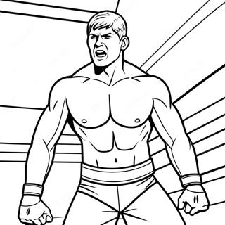 Cody Rhodes In Action Coloring Page 9112-7632