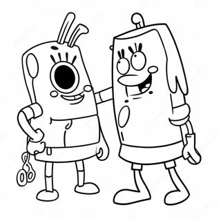 Spongebob And Patrick Coloring Page 911-724