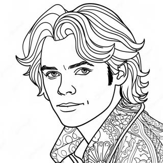 Harry Styles Coloring Pages