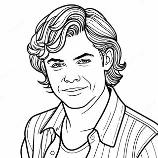 Harry Styles Coloring Page 9131-7626