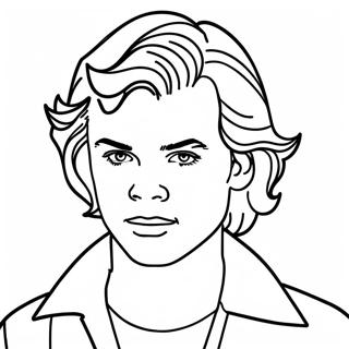 Harry Styles Coloring Page 9131-7627