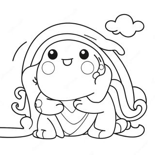 Rainbow Friends Yellow Coloring Pages