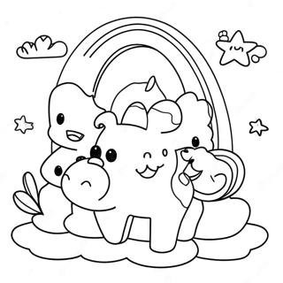 Rainbow Friends Yellow Character Coloring Page 9141-7636