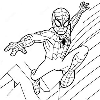 Spider Man And Hello Kitty Coloring Pages