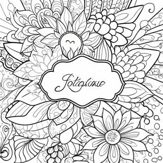 Motivational Quote For Adults Coloring Page 9162-7653