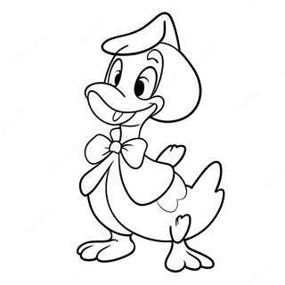 Daisy Duck Coloring Page 921-732