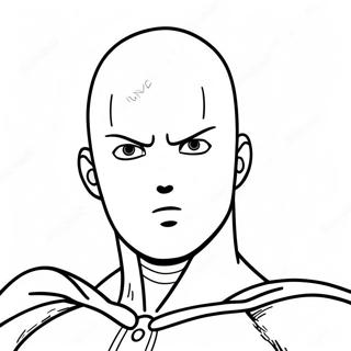 One Punch Man Coloring Page 9241-7718