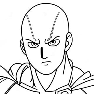 One Punch Man Coloring Page 9241-7719