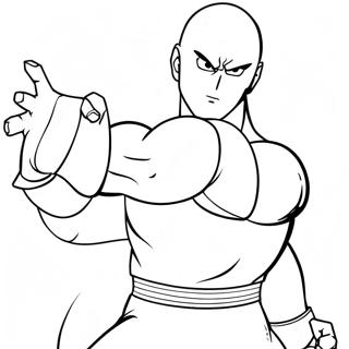 Saitama In Action Coloring Page 9242-7724