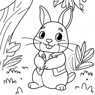 Peter Rabbit Coloring Page 9261-7735