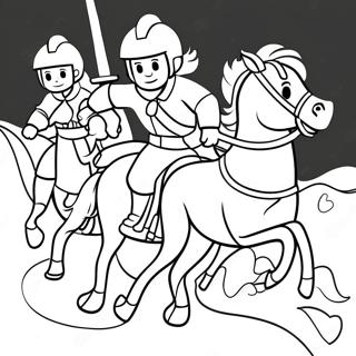 Brave Rescue Riders In Action Coloring Page 9272-7746