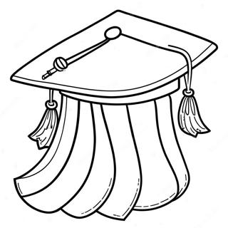 Kindergarten Graduation Coloring Pages