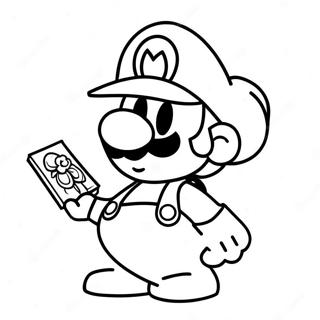 Paper Mario Coloring Page 9301-42906