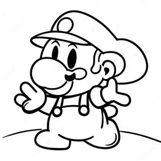 Paper Mario Coloring Page 9301-42908