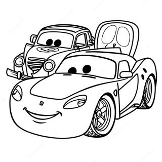 Cars 2 Coloring Page 9321-7778