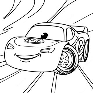 Lightning Mcqueen Racing Coloring Page 9322-7781