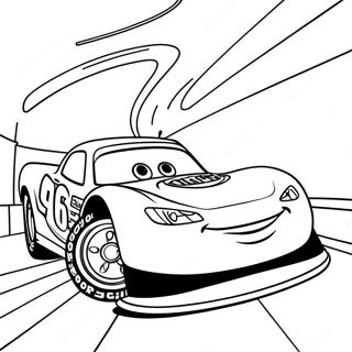 Lightning Mcqueen Racing Coloring Page 9322-7782