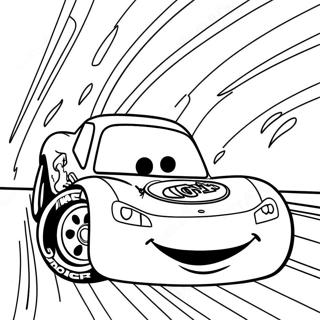 Lightning Mcqueen Racing Coloring Page 9322-7783