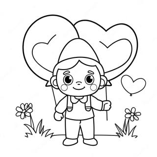 Valentine’s Day Coloring Pages