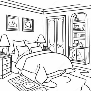 Room Coloring Page 9341-7792