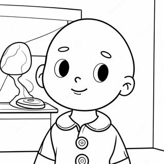 Caillou Coloring Pages