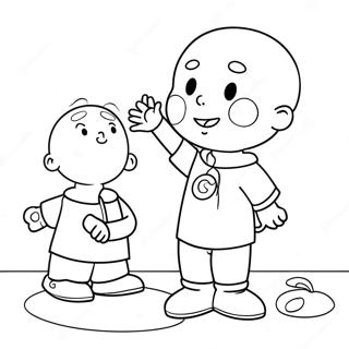 Caillou Coloring Page 9361-7806