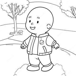 Caillou Coloring Page 9361-7808