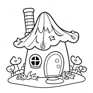 Fairy House Coloring Pages