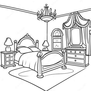 Bedroom Coloring Pages