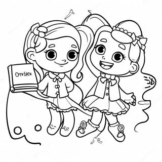 Dork Diaries Coloring Page 9401-7838