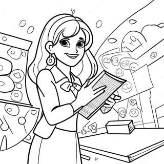 Dork Diaries Coloring Page 9401-7840