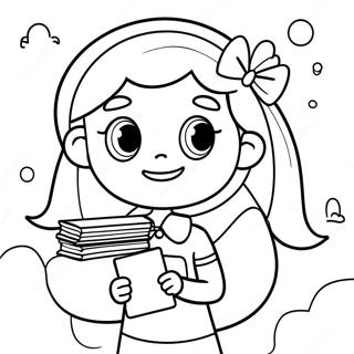 Dork Diaries Fun Adventure Coloring Page 9402-7843