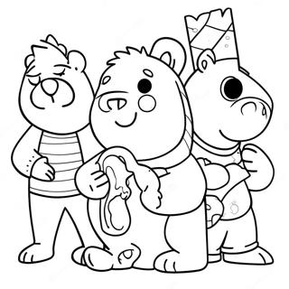 Arthur And Friends Coloring Page 9452-7881