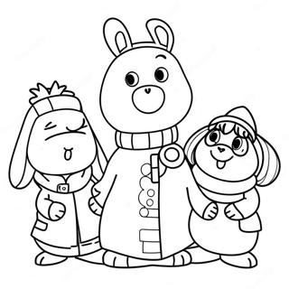 Arthur And Friends Coloring Page 9452-7883